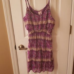 Xhilaration Floral Dress size L